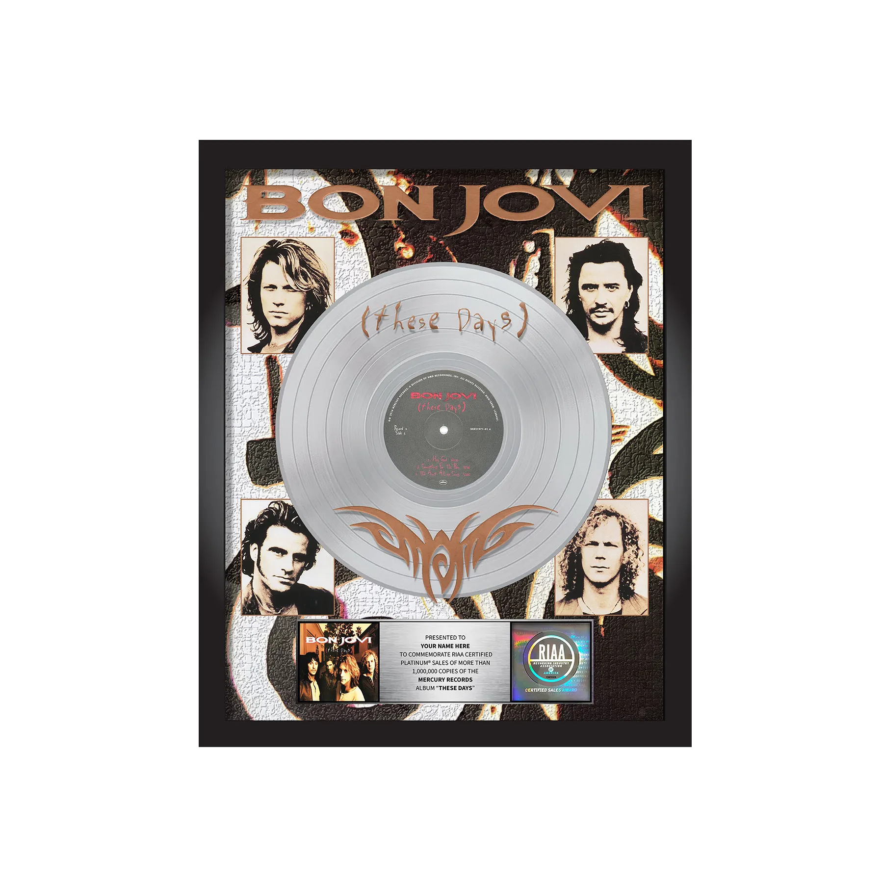 These Days Album Plaque – Backstage With Bon Jovi Shop