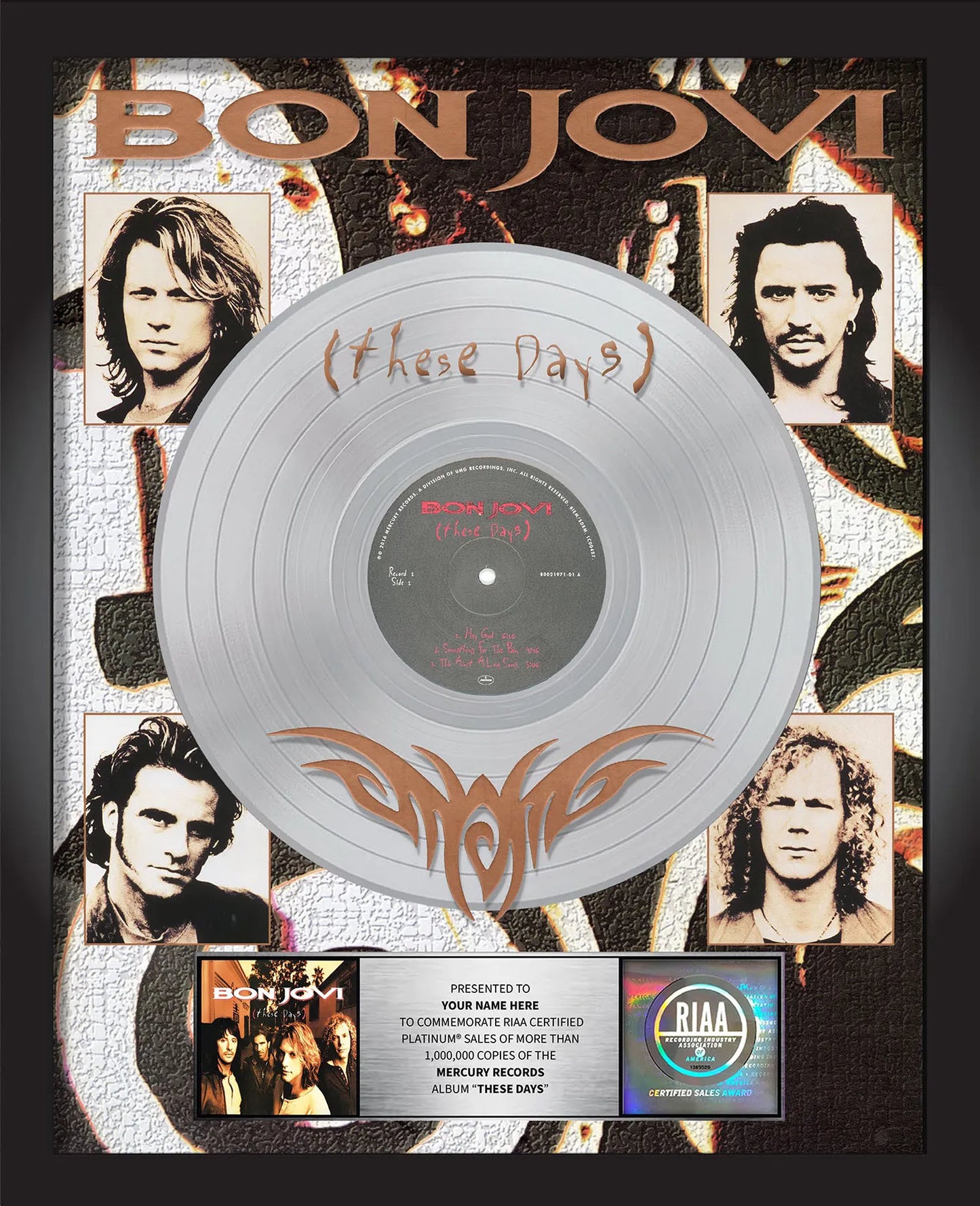 These Days Album Plaque