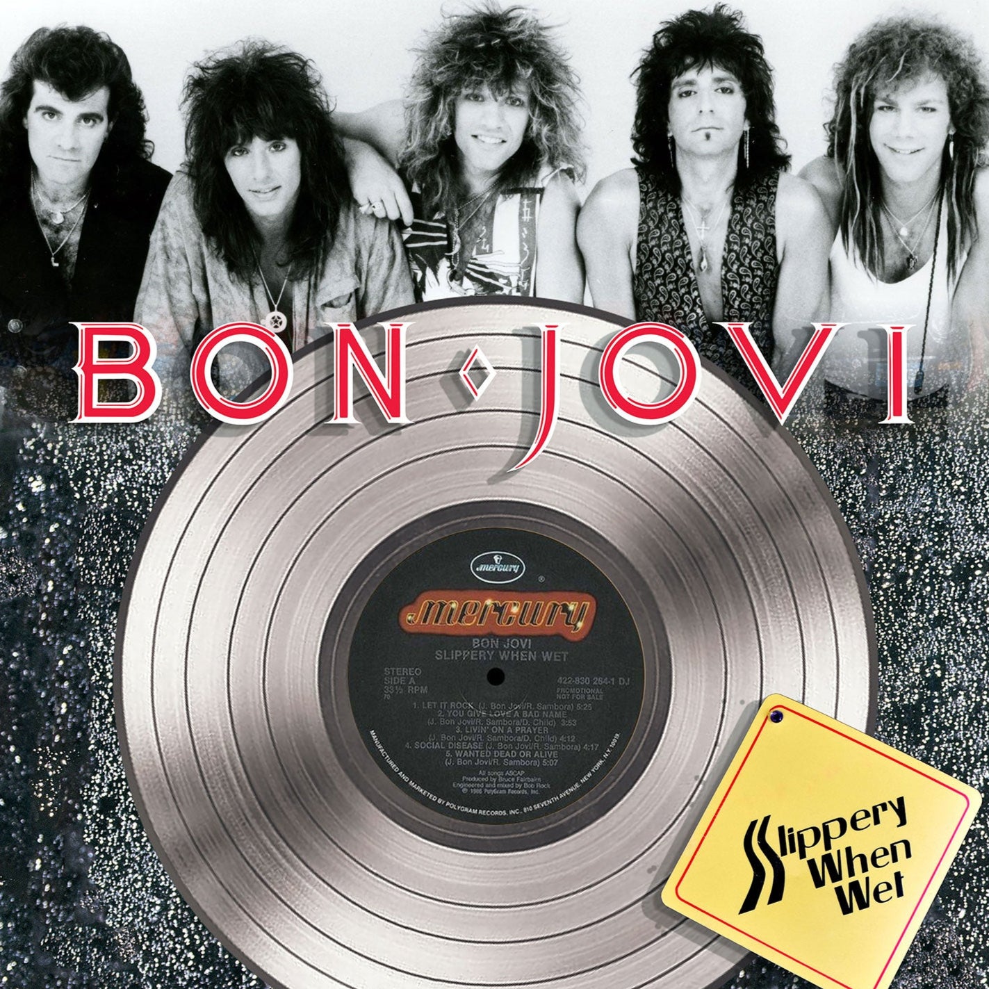Slippery When Wet Album Plaque