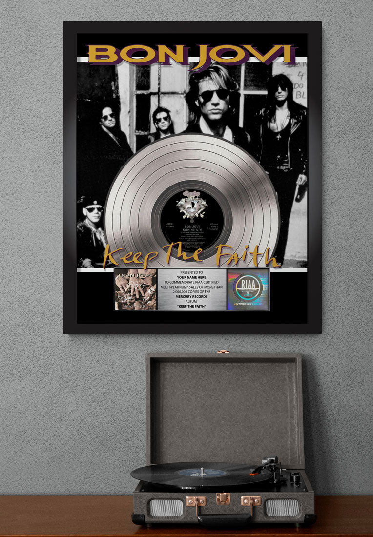 Keep The Faith Album Plaque