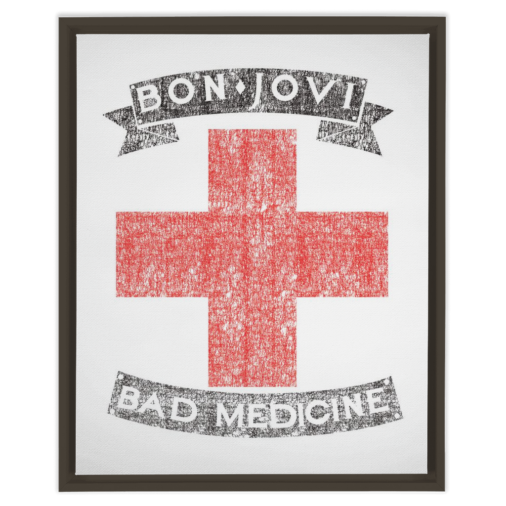 Bad Medicine Framed Canvas