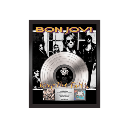 Keep The Faith Album Plaque