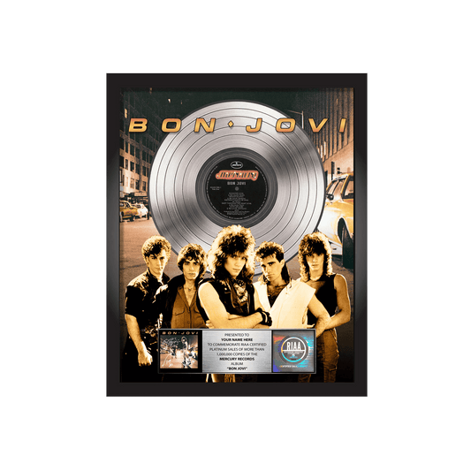 Bon Jovi Album Plaque