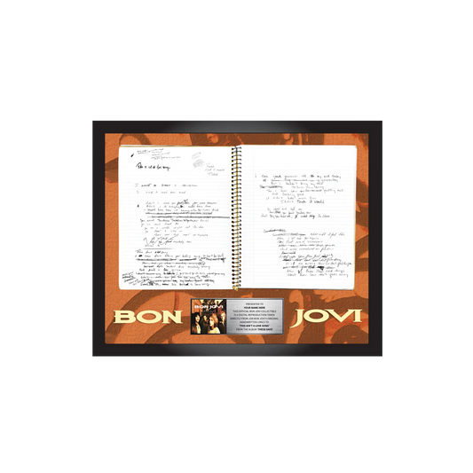 This Ain't A Love Song Lyric Plaque