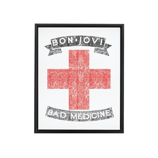 Bad Medicine Framed Canvas