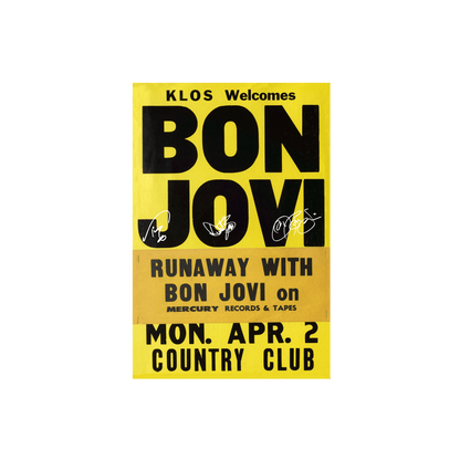 Country Club 1984 Show Poster