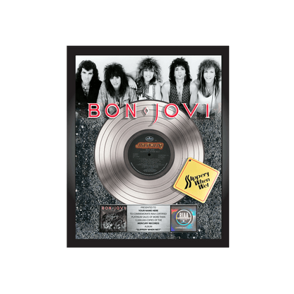 Slippery When Wet Album Plaque
