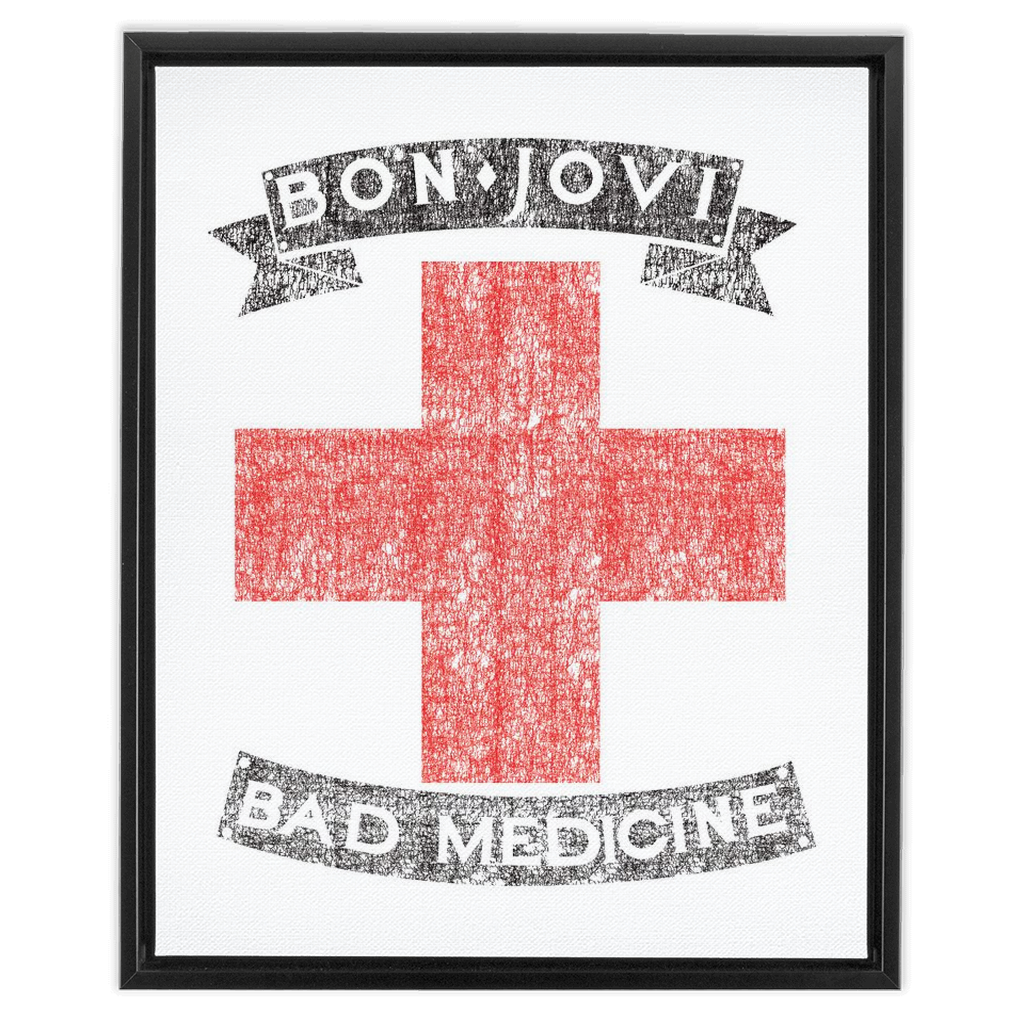 Bad Medicine Framed Canvas