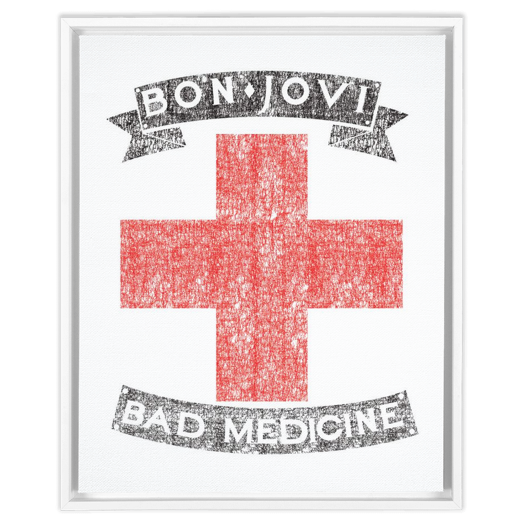 Bad Medicine Framed Canvas