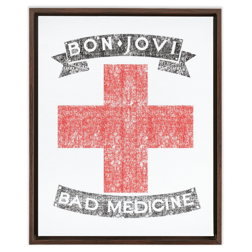 Bad Medicine Framed Canvas